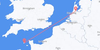Flyg från Guernsey till Nederländerna