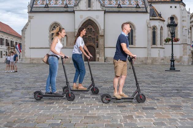 Elektrische scootertour met kleine groepen door Zagreb