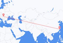 Flyg från Wenzhou, Kina till Timișoara, Rumänien