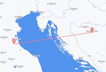 Flyreiser fra Banja Luka, Bosnia-Hercegovina til Forli, Italia