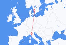 Flights from Pisa, Italy to Ängelholm, Sweden
