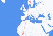 Flights from Bouaké to Oslo