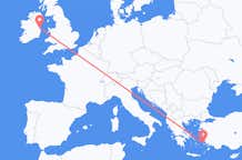 出发地 希腊出发地 萊羅斯島目的地 爱尔兰都柏林的航班