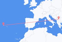 Flights from Horta, Azores, Portugal to Pristina, Kosovo