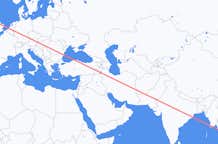 Flyreiser fra Bangkok, til Manchester