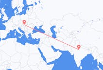 Vluchten van Gwalior, India naar Boedapest, Hongarije