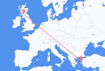 Flüge von Mytilini, Griechenland nach Glasgow, Schottland