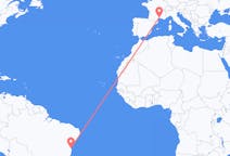 Flyg från Ilhéus, Brasilien till Montpellier, Frankrike