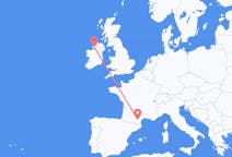 Flyrejser fra Carcassonne, Frankrig til Donegal, Irland