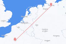 Flyg från Hamburg, Tyskland till Paris, Frankrike