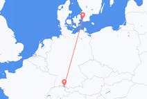 Loty z Malmö, Szwecja z Friedrichshafen, Niemcy
