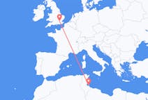 Flights from Djerba to London