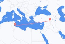 Flyg från Djerba, Tunisien till Mardin, Turkiet