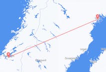 Vluchten van Trondheim, Noorwegen naar Lulea, Zweden