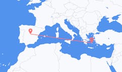 Vols de Madrid, Espagne pour Naxos, Grèce
