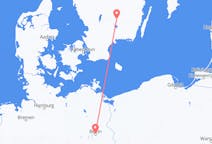 Loty z Växjö, Szwecja z Berlin, Niemcy