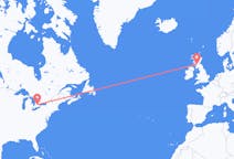 Flights from Waterloo, Canada to Glasgow, Scotland