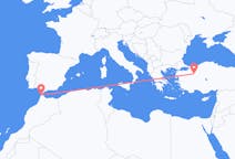 Flyreiser fra Tanger, til Eskişehir