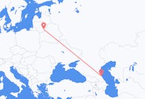 Flyg från Vilnius, Litauen till Machatjkala, Ryssland
