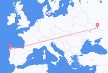 Flyg från Belgorod till Santiago de Compostela (regionhuvudort)