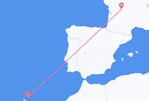 Flyreiser fra Limoges, Frankrike til Porto Santo, Portugal
