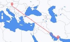 Flyg från Dubai, Förenade Arabemiraten till Heviz, Ungern