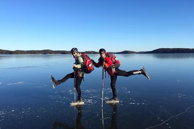 Une journée sur la glace à Stockholm