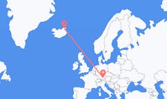 Loty z Thorshofn, Islandia do Monachium, Niemcy