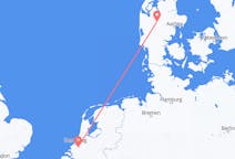 Flights from Rotterdam, the Netherlands to Karup, Denmark