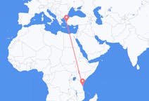 Flights from Zanzibar to Izmir