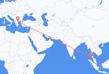Flights from Phuket City, Thailand to Thessaloniki, Greece