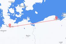 Flyrejser fra Hamborg til Gdańsk