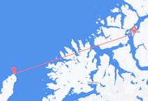 Flug frá Tromsø, Noregi til Andenes, Noregi