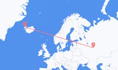 Flights from the city of Nizhny Novgorod, Russia to the city of Ísafjörður, Iceland