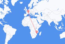 Flyrejser fra Beira, Mozambique til Grenoble, Frankrig