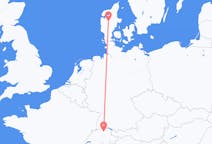 Flights from Zürich, Switzerland to Karup, Denmark