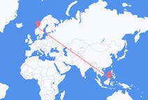 Flights from Sandakan, Malaysia to Trondheim, Norway