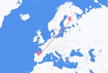 Flights from Valladolid, Spain to Kuopio, Finland