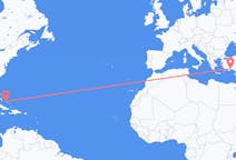 Flüge von Georgstadt, die Bahamas nach Antalya, die Türkei