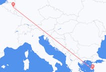 Fly fra Liège til Mytilene