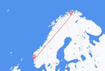 Flights from Lakselv, Norway to Bergen, Norway