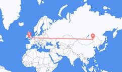 Flights from Manzhouli to Cardiff