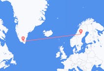 Flights from Vilhelmina, Sweden to Narsarsuaq, Greenland