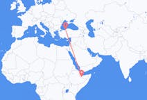 Vluchten van Hargeisa, Somalië naar Zonguldak, Turkije