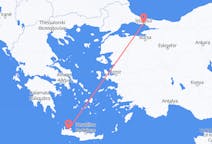 Vols de La Canée pour Istanbul