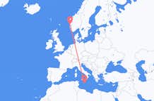 Flights from Valletta to Bergen