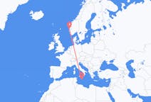 Flyreiser fra Malta, til Bergen