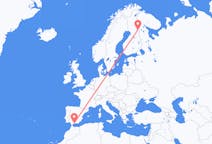 Voli da Kuusamo, Finlandia a Malaga, Spagna