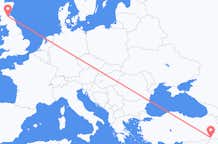 Flyg från Şırnak till Edinburgh