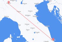Vluchten van Milaan, Italië naar Pescara, Italië